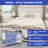 Farmhouse Rustic Platform Bed-2006095959-2006095957
