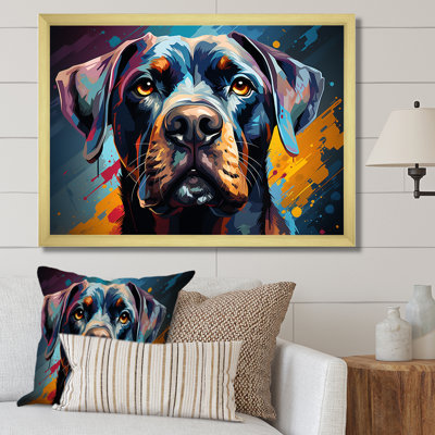 Boxer Boldness II sur toile