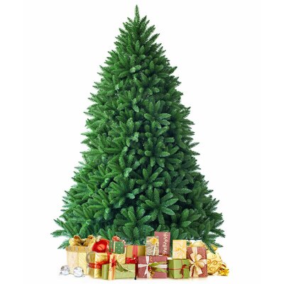 Premium Unlit Hinged 6' Green Fir Artificial Christmas Tree -  The Holiday AisleÂ®, 3FDEE547FDF44D72BEA88A2B68C2C06C