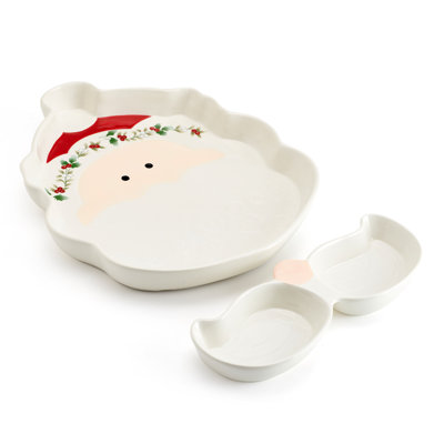 Pfaltzgraff Winterberry Santa Platter
