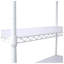 Étagère en métal robuste à 6 niveaux certifiée NSF, capacité de 6 000 lb, unité de rangement blanche-130134705