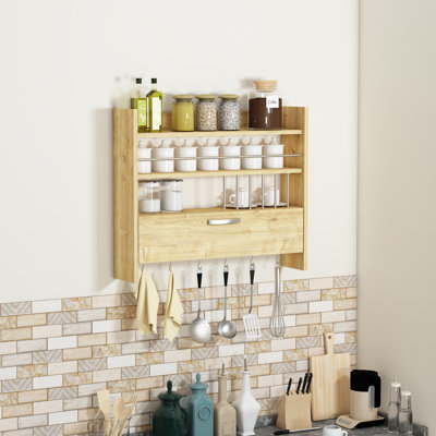 Wall Mounted Required Spice Rack