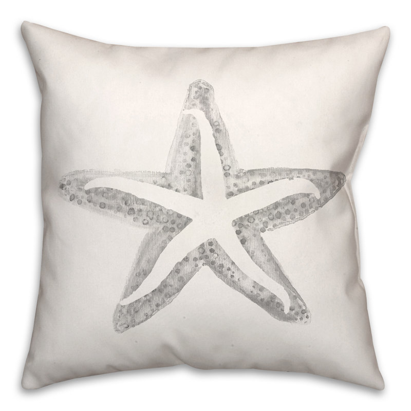 Reversible Throw Pillow, Gray