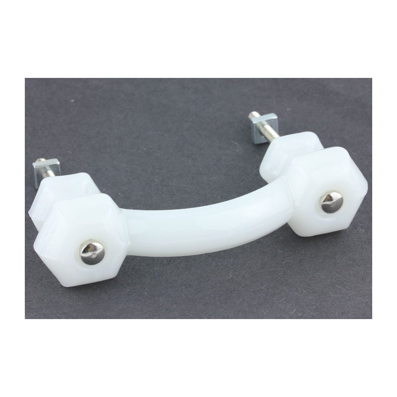 3" Center to Center Accent Pull, White