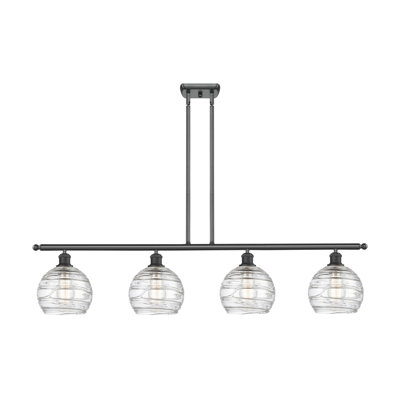 Essex - 4 Light - 48 inch - Matte Black - Stem Hung - Island Light