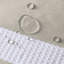 Rideau de douche Spa Waffle Taupe 72 x 78 po avec traitement 3M-1241060345-1306089508