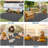 Reversible & Collapsible Outdoor Plastic Area Rug - Modern Abstract Low-Pile Carpet, Mark Resistant, Easy Clean for Patio, Camping, Picnic, RV-477737567-477737552