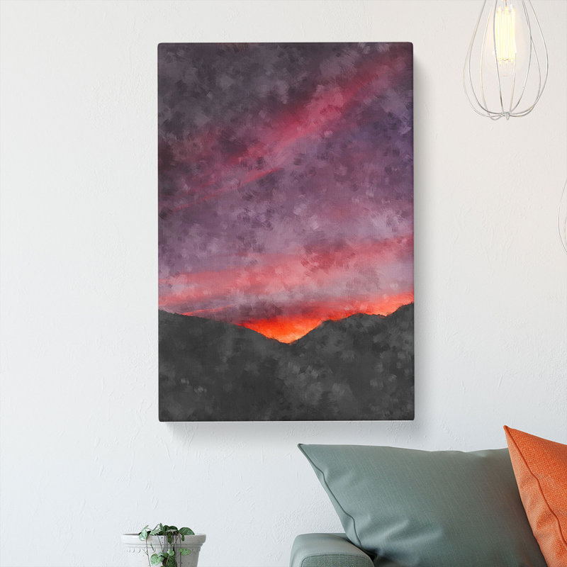 Setting Sun - Wrapped Canvas, 76cm H x 50cm W x 3cm D