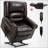 Power Lift Recliner Chair Heat Massage Dual Motor Infinite Position Up to 350 LBS, Genuine Leather-667835842