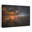 «Snowy Beach Sunset», art dramatique abstrait côtier-174331914