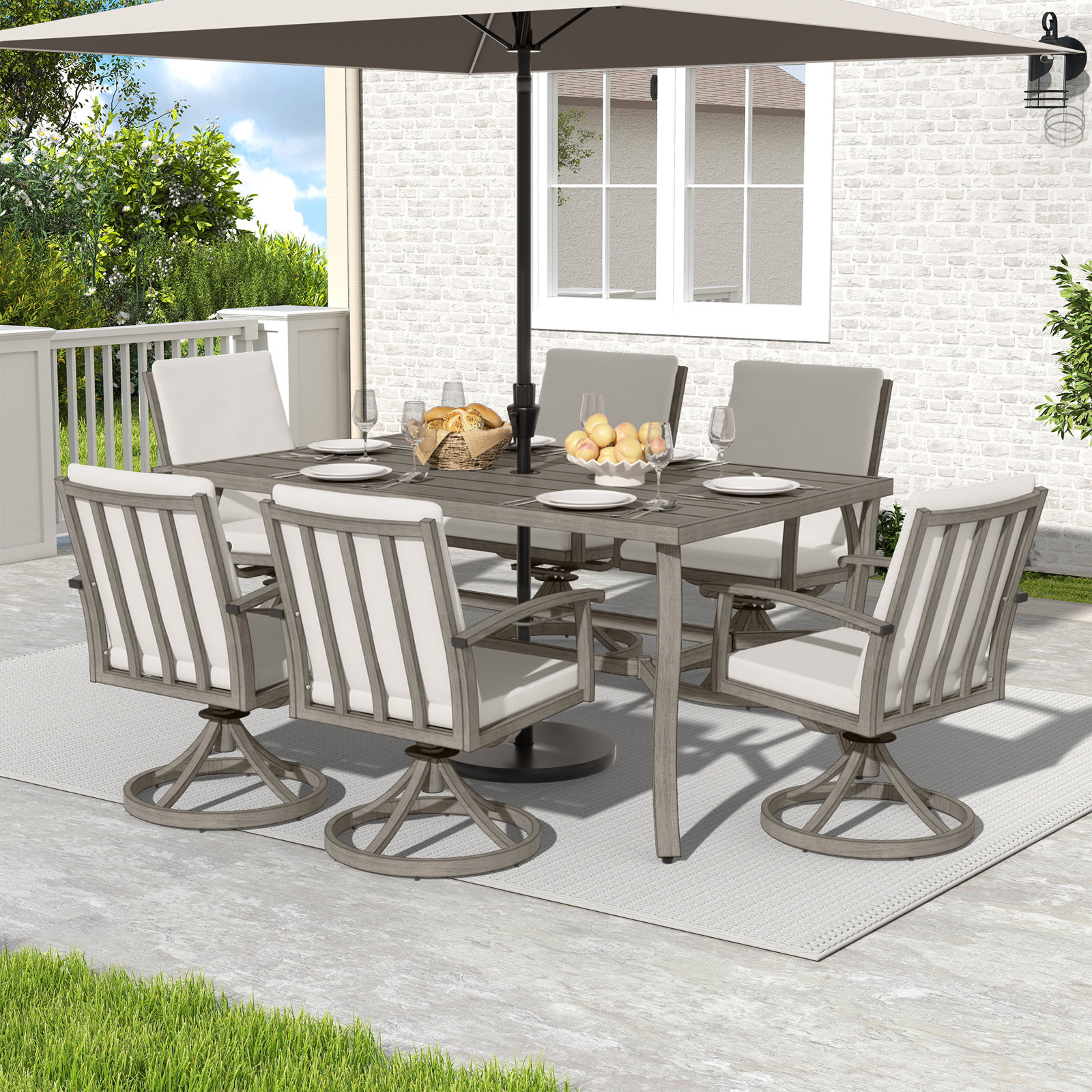 Leigh 60" Patio Dining Set