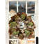 27" Fall Wreath with Hydrangeas and Pinecones