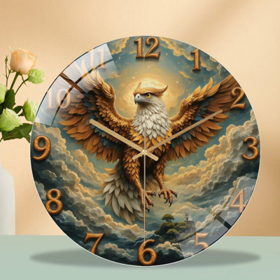 Horloge murale aigle