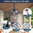 Outdoor Caged Ceiling Fan With Led Light For Patios,Plug in Ceiling Fan with Remote-114814202-114814201
