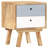 Bedside Cabinet 15.7" x 13.8" x 19.7" Solid Mango Wood