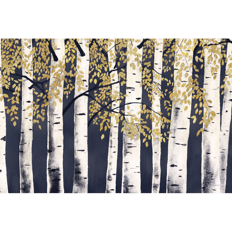 Or frais indigo Fresh Forest, H 30 po x l 20 po
