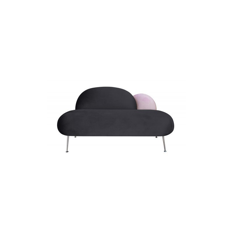 Plum Loveseat, Graphit/Pink