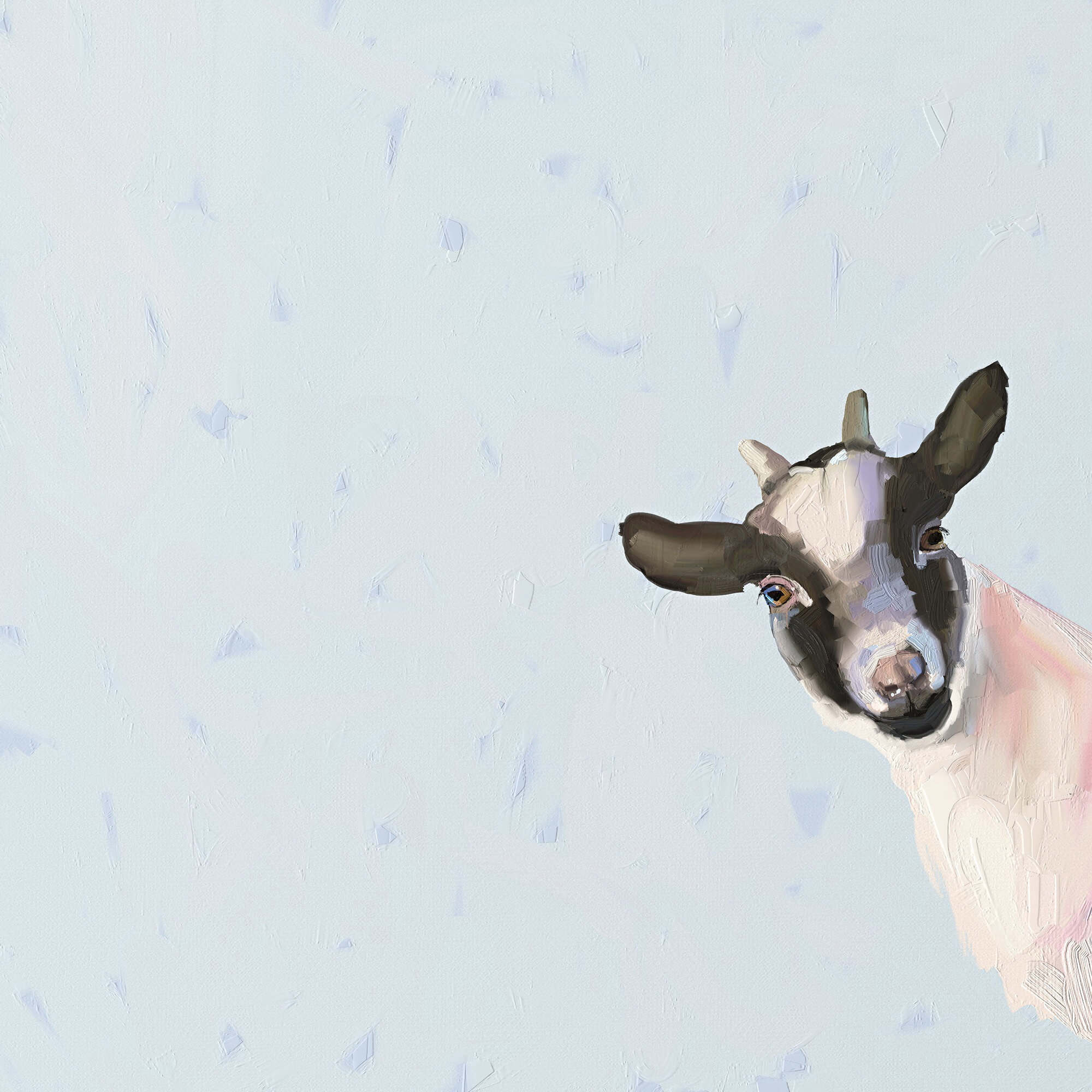 goat painting easy