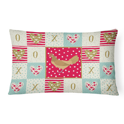  Coussin d'extérieur Frisian Friesian Chicken Love