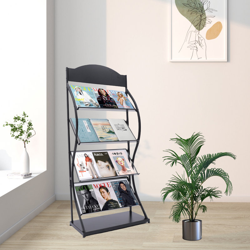 Multi-layer Floor-Standing Magazine Rack Display Rack
