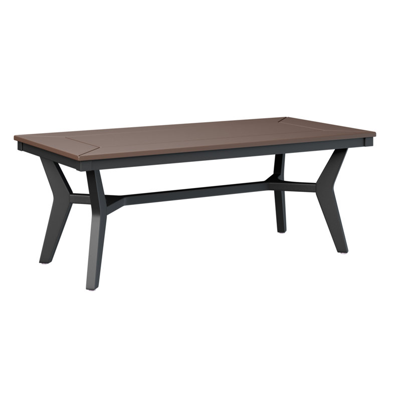 Table basse berlinoise Berlin, Chocolat / Brun, Noir