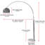 Ioanna 205cm Arched Floor Lamp-42615402