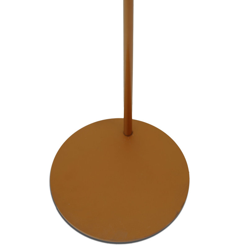 Lampe sur pied Vela bronze et transparent
