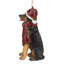 Ornement de fêtes en forme de sculpture de chien Berger allemand