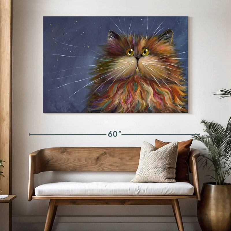 Pixie Kitty, 34" H x 51" W