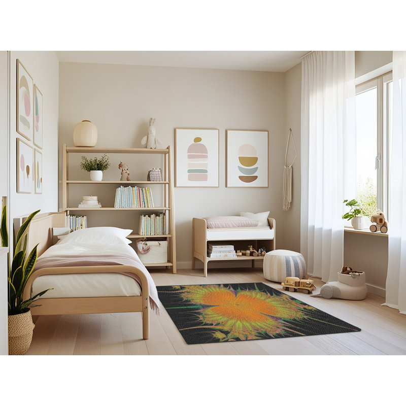 Tapis orange, Rectangle 4 pi x 6 pi