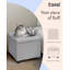 45 cm W Teddy and Boucle Tufted Square Footstool with Storage