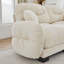 Canapé modulaire en forme de U plissé avec tissu chenille, 2 repose-pieds et mousse ergonomique 4 places-76274308