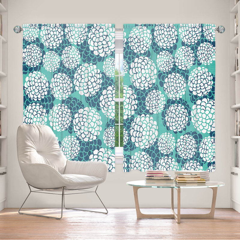 Room Darkening Curtain Pair, 40" W x 52" L