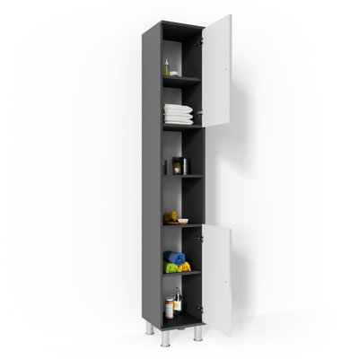 Villareal Freestanding Linen Cabinet