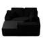 Canapé d'angle Cloud 104 po avec méridienne en L, poches latérales, assise profonde, mousse haute résilience moelleuse, soutien à ressorts, aucun assemblage requis, pour un confort optimal au salon. Revêtement en velours côtelé de qualité, style moderne et modulaire, luxe.