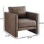 Faux Leather Arm Chair-962669130