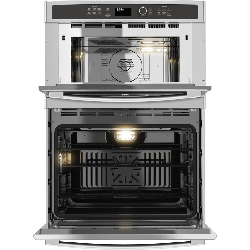29.75" Self-Cleaning Convection Electric Wall Oven with Built-In Microwave