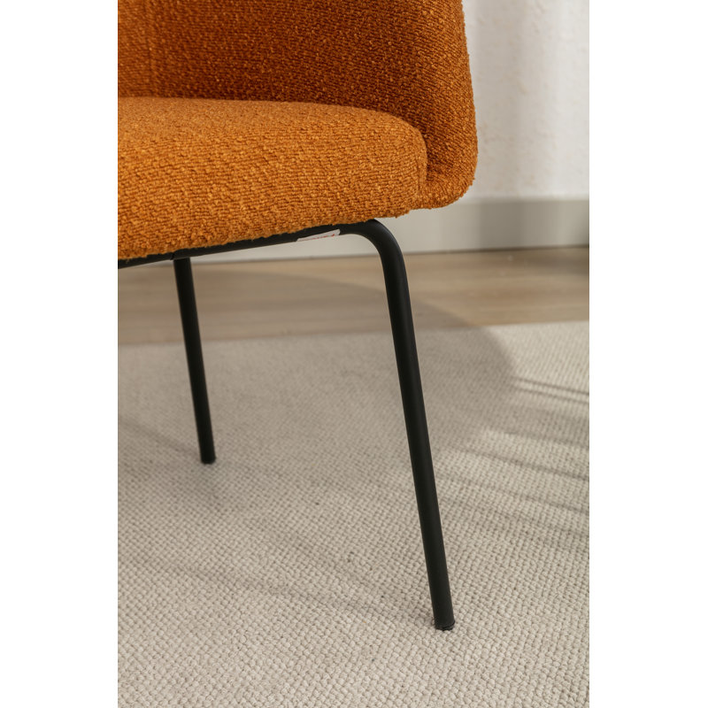 Sublette Upholstered Armchair, Orange