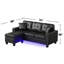 Canapé modulaire réversible avec lumière DEL et coussins décoratifs-1514177171