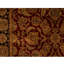 Hand Knotted Wool Area Rug in Red And Black