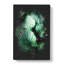 Gathered Green Plant Leaves - Wrapped Canvas Painting-56634456