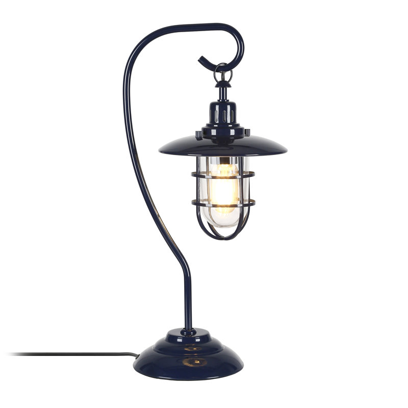 Bay Metal Arched Lamp, Blue