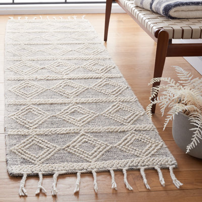 Tapis Natura 307 blanc / gris Nat307A