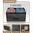 Sorbus 6 Drawers Dresser with Steel Frame, Wood Top, Fabric Bins in Rustic-1486721172