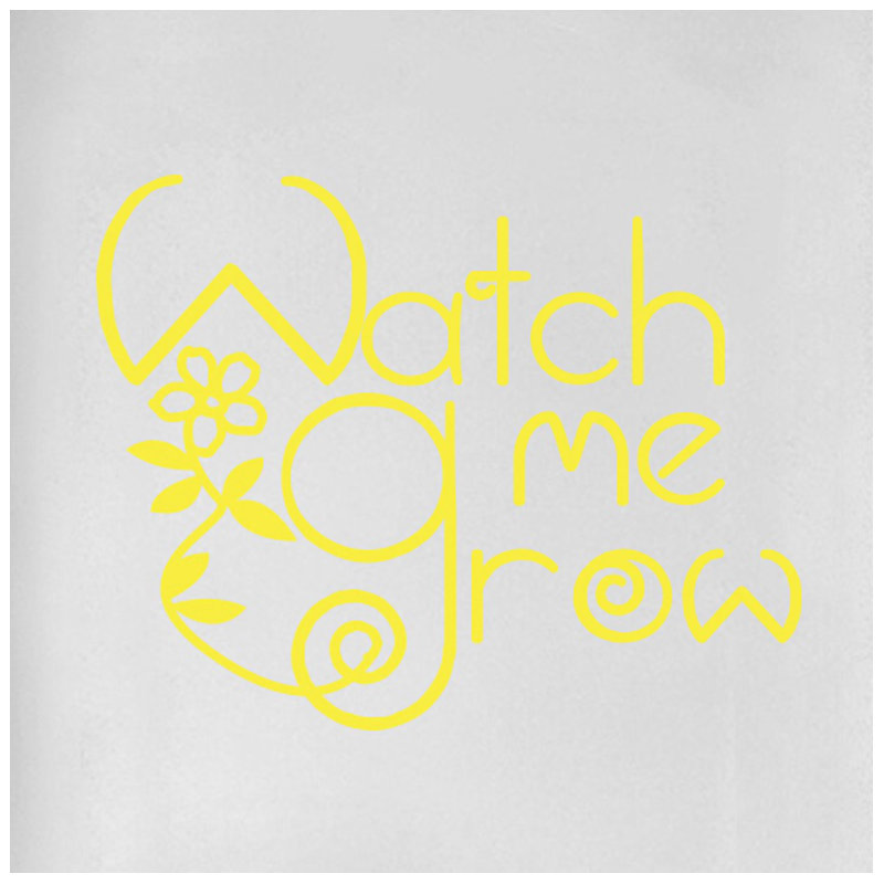 Wall Decal, Bright Yellow