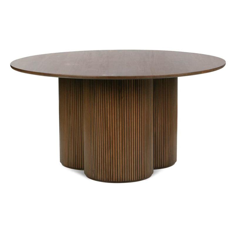 Table de salle à manger Eutropios, Bois médium