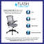 Mid-Back Mesh Swivel Ergonomic Task Office Chair with Flip-Up Arms-364075254-364075248