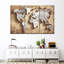 Carte du monde en bois sculpté, carte du monde sur toile, ensemble de 3 pièces-92788811