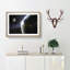 The Moon and Planet Earth - Picture Frame Photograph Print on MDF-55611808-55611810