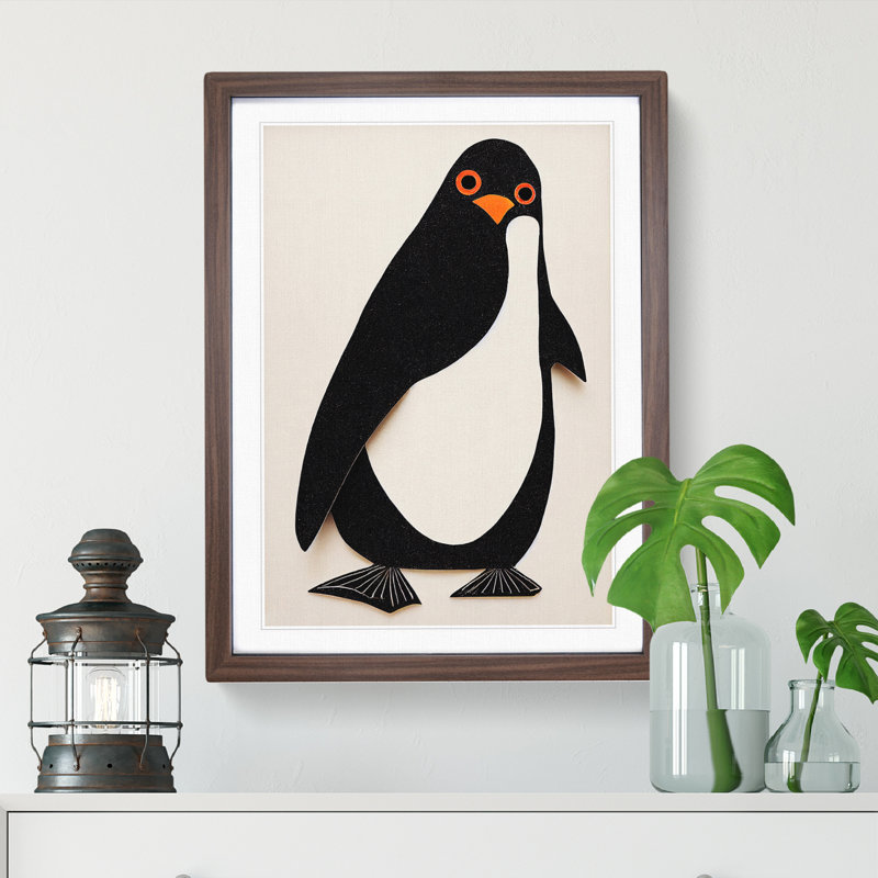 Paper Penguin No.1 - Wall Art, Paper, 59.4cm H x 42cm W